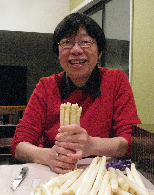 13. Nancy with White Asparagus